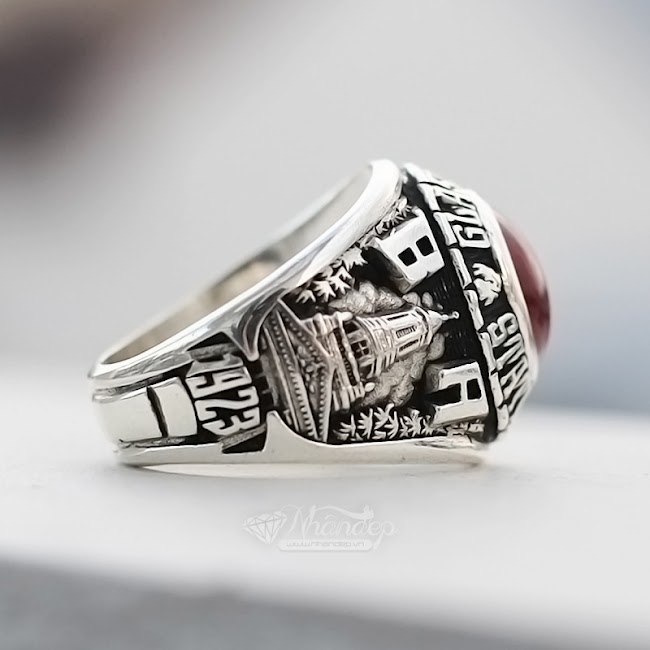 NHẪN MỸ GLASSBORO NĂM 1977 BẰNG BẠC CHUẨN